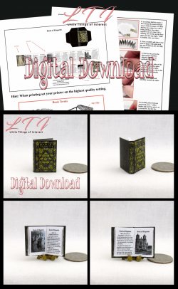 THE BOOK OF ETIQUETTE Download Pdf Book and Construction Tutorial for a Miniature One Inch Scale