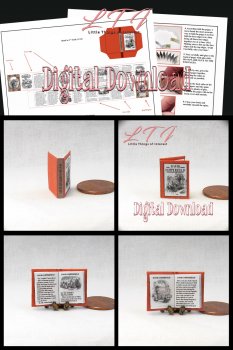 DAVID COPPERFIELD Download Pdf Book and Construction Tutorial for Miniature One Inch Scale Book Charles Dickens