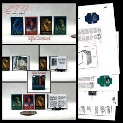 ERAGON THE INHERITANCE CYCLE Set 4 Download Pdfs Book and Construction Tutorial for Miniature One Inch Scale Books