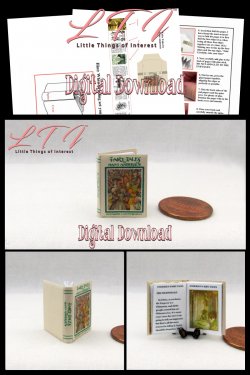 FAIRY TALES BY HANS ANDERSEN Download Pdf Book and Construction Tutorial for a Miniature One Inch Scale