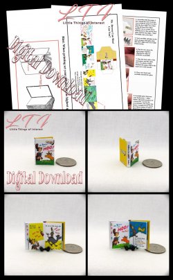 MR. BROWN CAN MOO! CAN YOU? Download Pdf Book and Construction Tutorial for a Miniature One Inch Scale Book Dr. Seuss