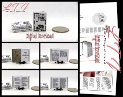POETRY OF WB YEATS Download Pdf Book and Construction Tutorial for Miniature One Inch Scale Playscale Book