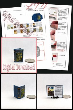 SWISS FAMILY ROBINSON Download Pdf Book and Construction Tutorial for Miniature One Inch Scale Book