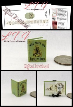 THE TALES OF BEEDLE THE BARD Download Pdf Book and Construction Tutorial Miniature One Inch Scale Book Popular Harry Potter Wizard
