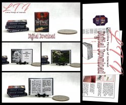 THE WEREWOLF OF PARIS Download Pdf Book and Construction Tutorial for Miniature One Inch Scale Playscale Book