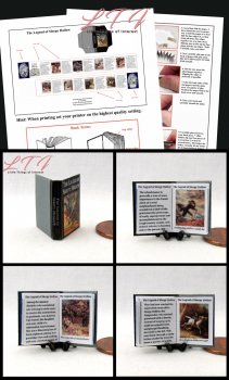 THE LEGEND Of SLEEPY HOLLOW Book Kit Printed PDF and Instruction Tutorial in Miniature One Inch Scale