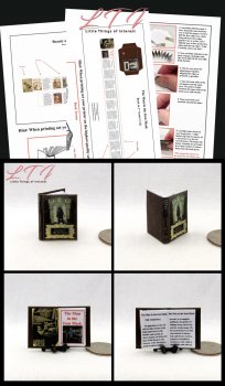 THE MAN IN THE IRON MASK Book Kit Printed PDF and Instruction Tutorial in Miniature One Inch Scale