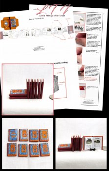 McGUFFEY READERS 8 Books Kit Printed PDF and Instruction Tutorial in Miniature One Inch Scale