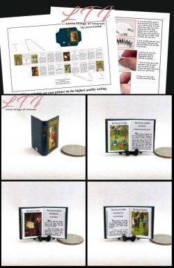 SECRET GARDEN Book Kit Printed PDF and Instruction Tutorial in Miniature One Inch Scale