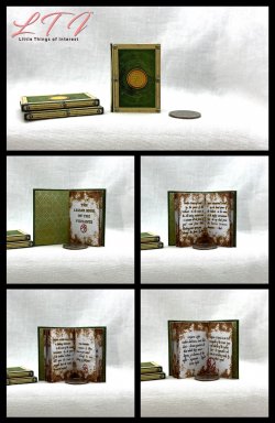 BOOK OF VISHANTI Miniature Playscale Readable Illustrated 1/6 Scale Book Marvel Universe Doctor Stange Multiverse of Madness