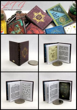 A BEGINNERS GUIDE TO TRANSFIGURATION Miniature Playscale Readable Illustrated Book Hogwarts
