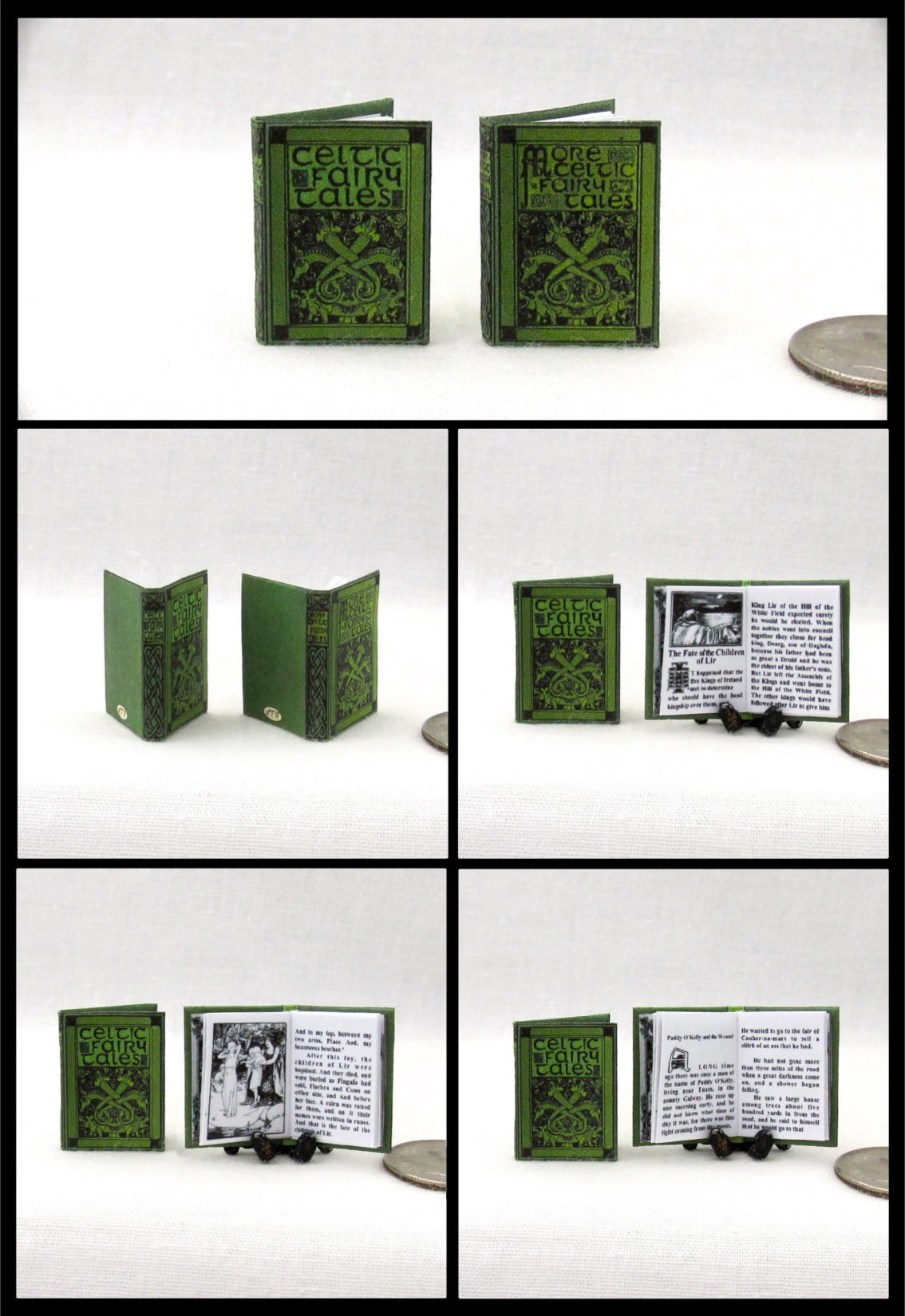 THE MYTHS OF NORSEMEN Miniature Dollhouse 1:12 Scale Readable Illustrated Book