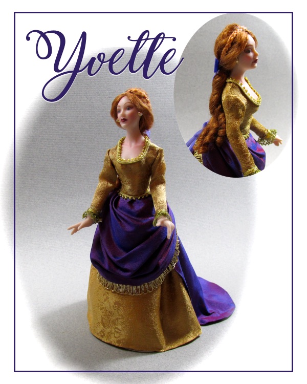 YVETTE Digital Download PDF Tutorial and Pattern One Inch Scale Victorian Doll DIY Download (Experienced) - Click Image to Close